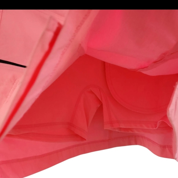 Jamie Sadock Pink Golf Skort Skirt Zipper Pockets Athletic Womens Size 12 - Picture 5 of 10